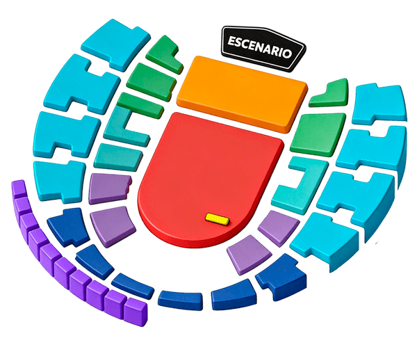 Mapa de sectores del Movistar Arena para Nicky Jam