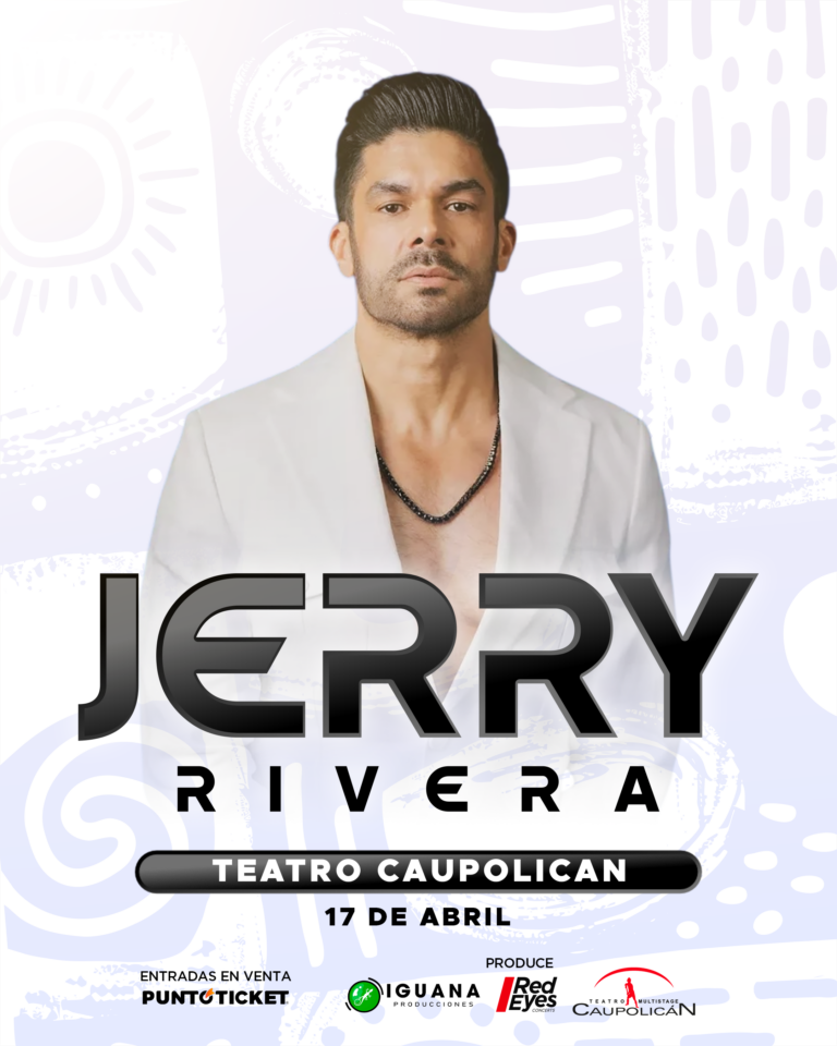 Jerry Rivera confirma su regreso a Chile: El “Cara de Niño” se toma el Teatro Caupolicán este 17 de abril