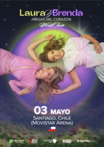 Brenda Asnicar y Laura Esquivel anuncian show en Chile 3 De Mayo